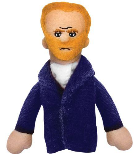 Product photo of Vincent Van Gogh Finger Puppet, a novelty gift manufactured by The Unemployed Philosophers Guild.