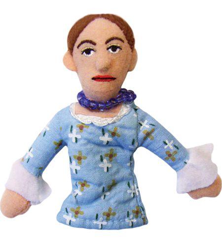 Product photo of Virginia Woolf Finger Puppet, a novelty gift manufactured by The Unemployed Philosophers Guild.