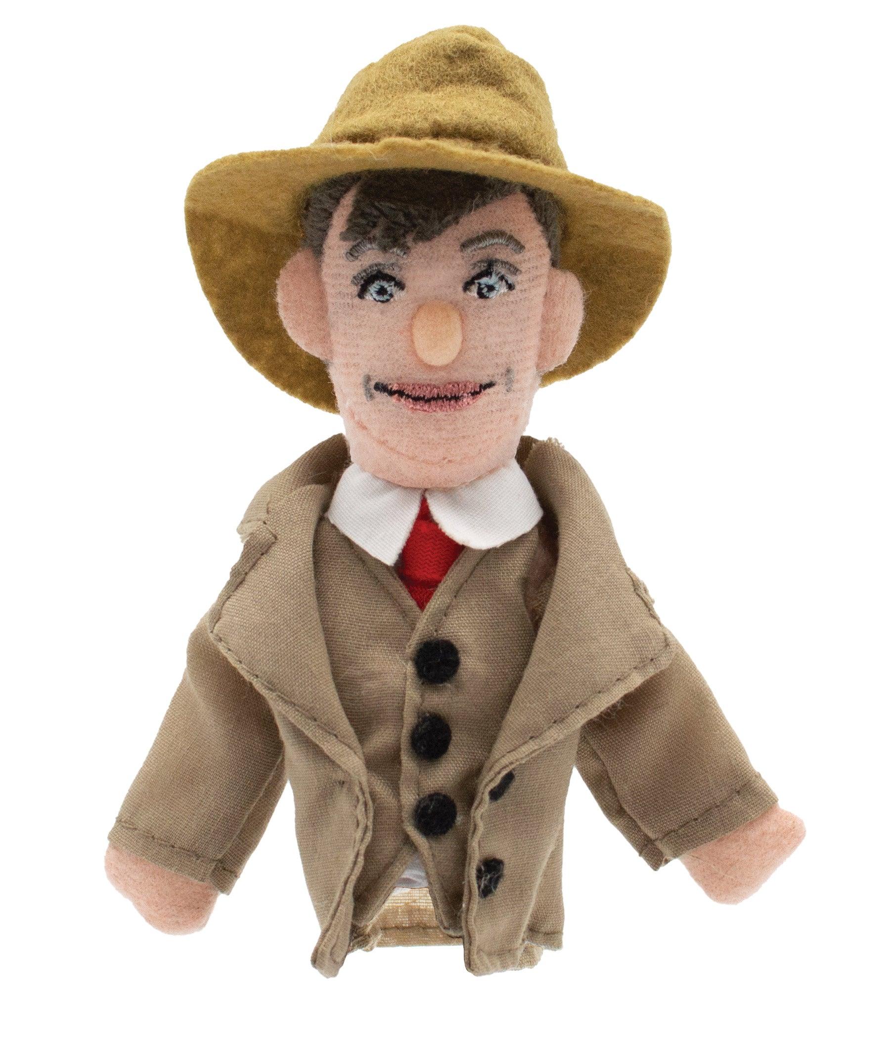 Product photo of Will Rogers Finger Puppet, a novelty gift manufactured by The Unemployed Philosophers Guild.