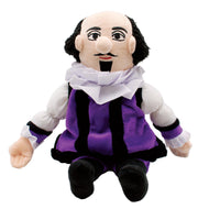 Product photo of William Shakespeare Plush Doll, a novelty gift manufactured by The Unemployed Philosophers Guild.